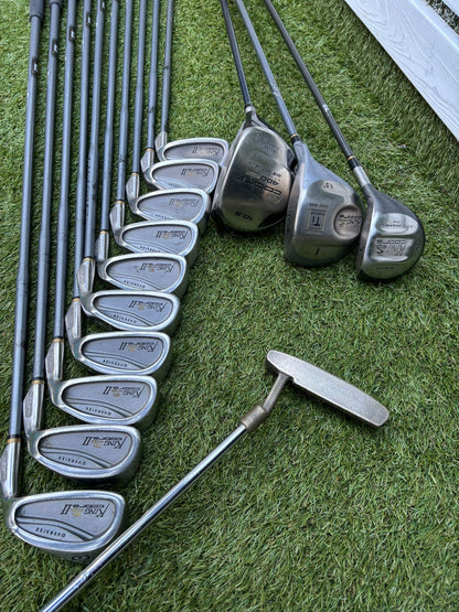 King Cobra II Oversize Irons (3–SW) + Cobra Woods + Ping Anser Putter + Nike Golf Bag Free P&P