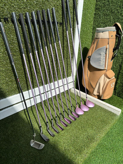 Maruman Lucero Ladies Golf Set (4–SW Irons) + Driver, 3 & 5 Woods + Matching Bag