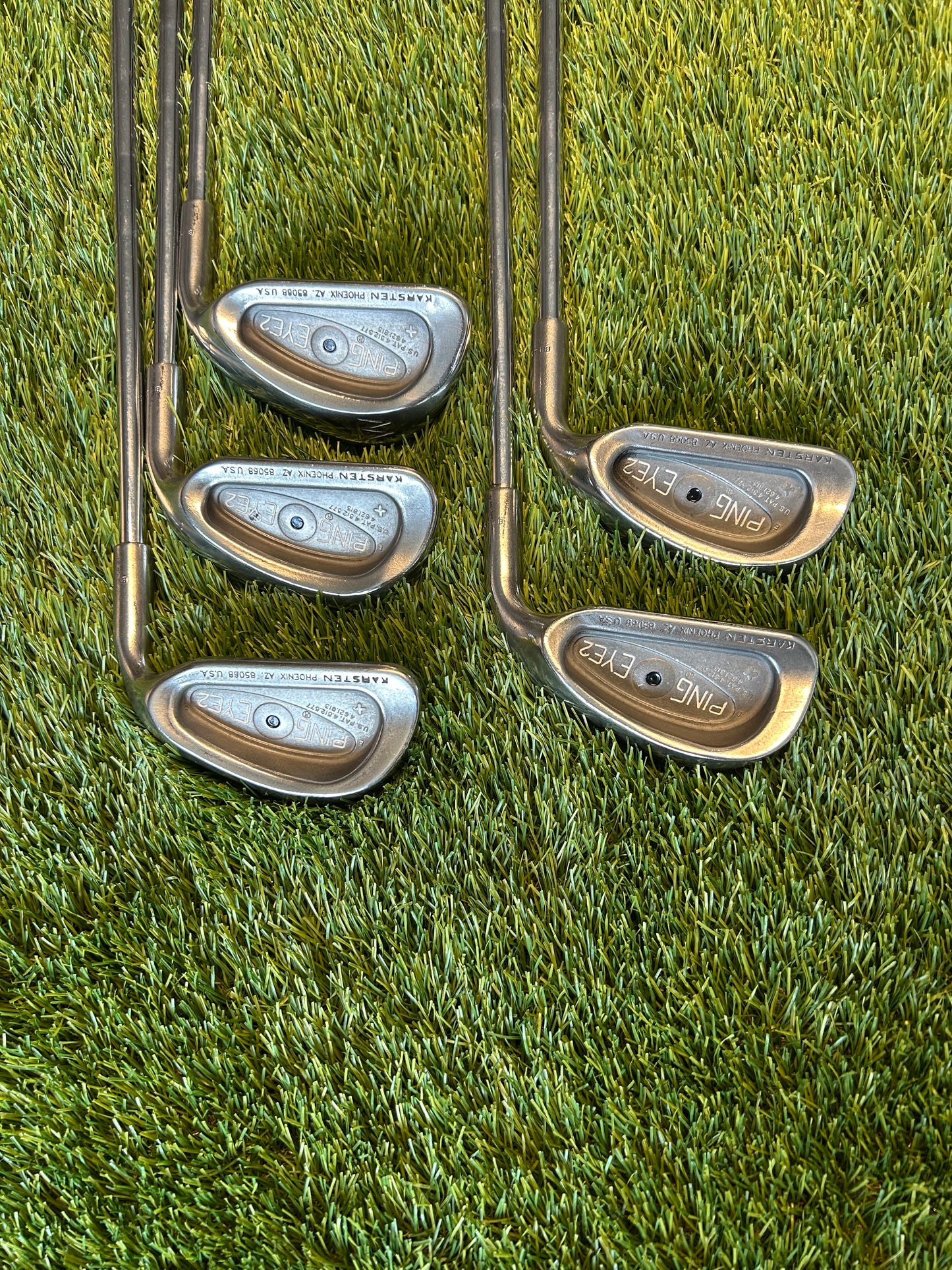 Ping Eye 2 Iron Set 6-PW Black Dot Steel Stiff Shaft - RH