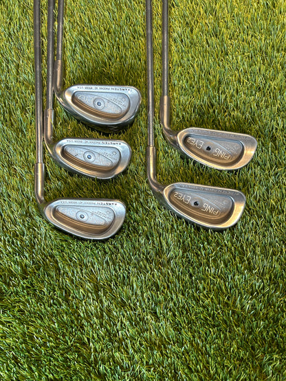 Ping Eye 2 Iron Set 6-PW Black Dot Steel Stiff Shaft - RH