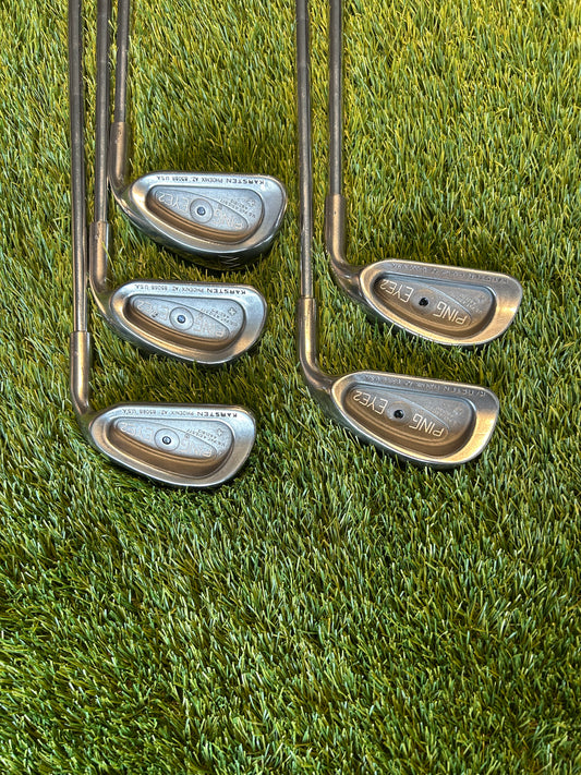 Ping Eye 2 Iron Set 6-PW Black Dot Steel Stiff Shaft - RH