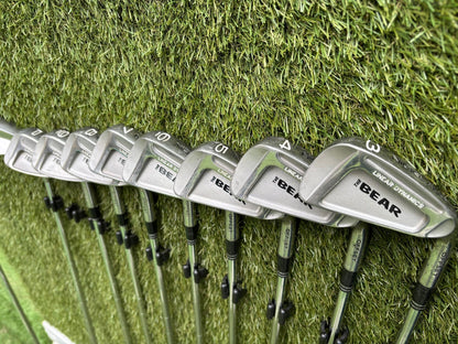 Nicklaus Linear Dynamics Golf Set with Snake Eyes Maraging Steel Driver, Matching Woods & Stand Bag