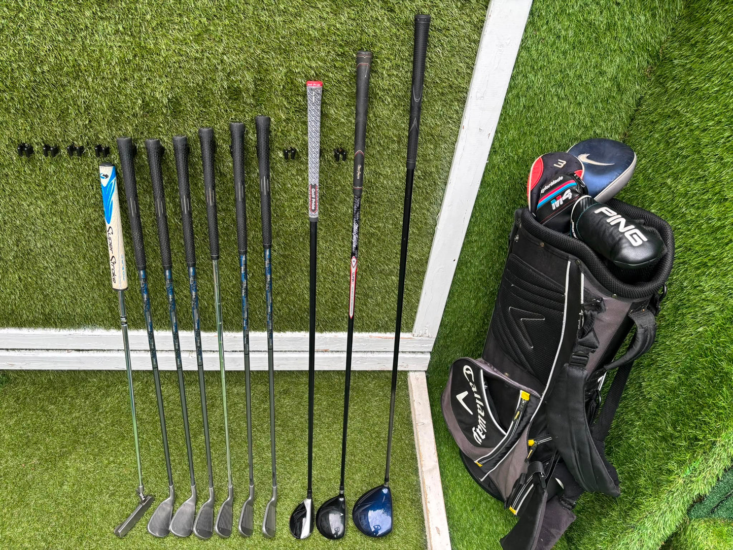 Ping G30 Graphite Irons 6-U, TaylorMade M4 Rescue, Nike SQ Driver & Callaway Stand Bag Stunning Set
