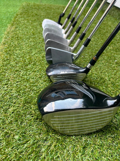 Mizuno T-Zoid / MX-23 Irons + Srixon ZR-800 Driver & W-302 3 Wood Golf Set