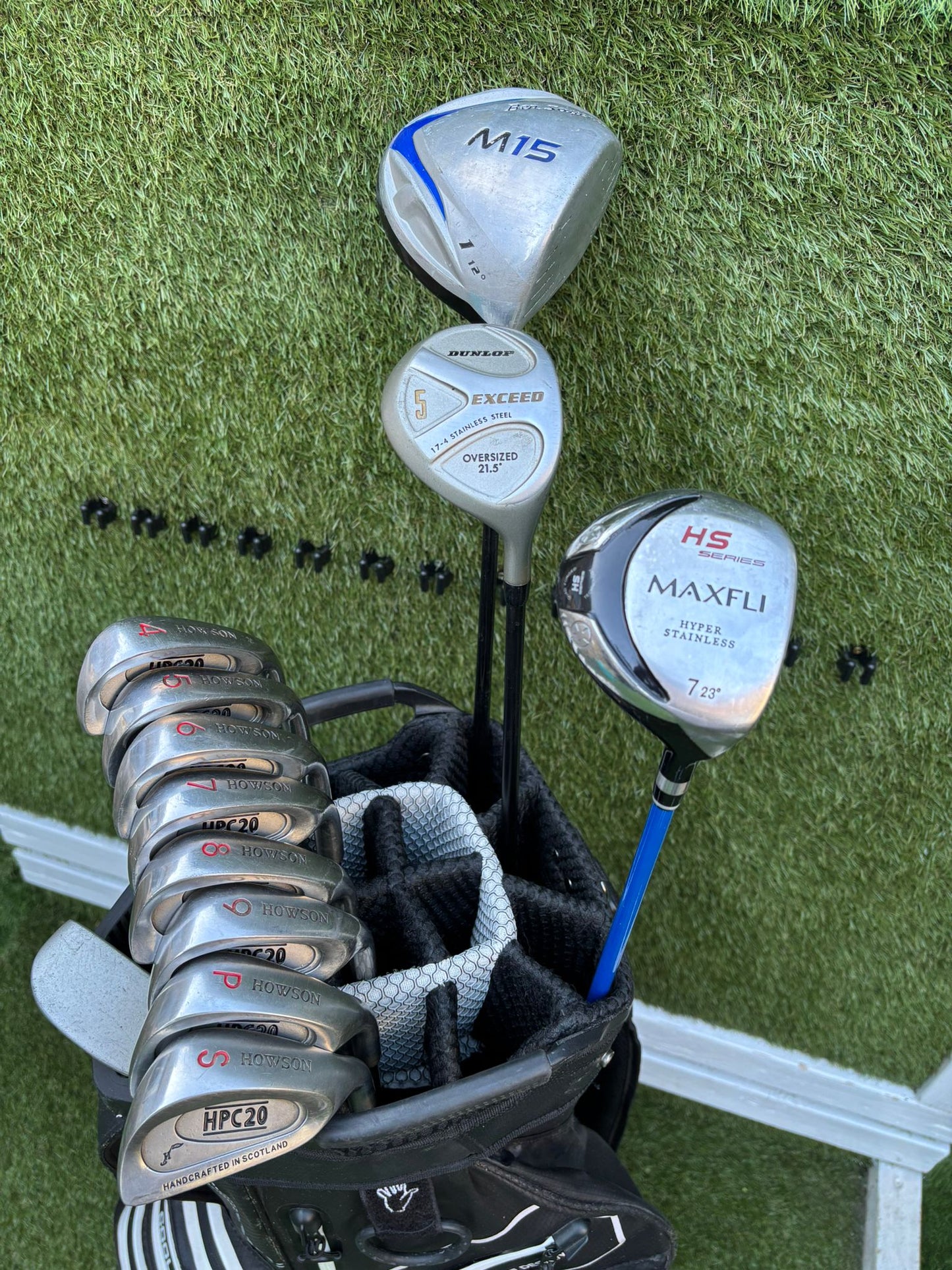 Howson HPC20 Irons (4–SW) + Ben Sayers M15 Driver & Stromberg Waterproof Bag