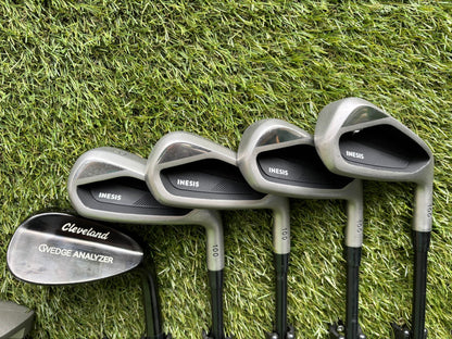 Inesis 100 Golf Set with Matching Woods, Cleveland 56° Wedge & Inesis Light Stand Bag