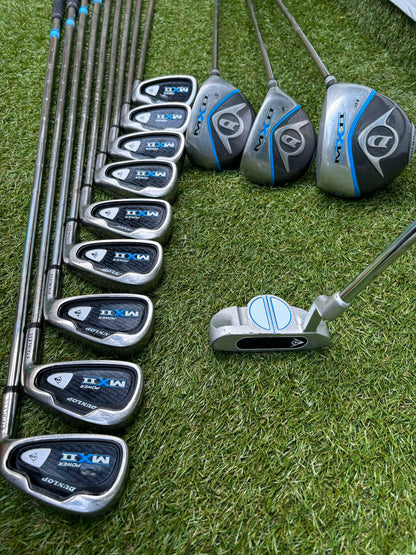 Complete Matching Dunlop MX II Golf Package Set with Stand Bag Free Delivery