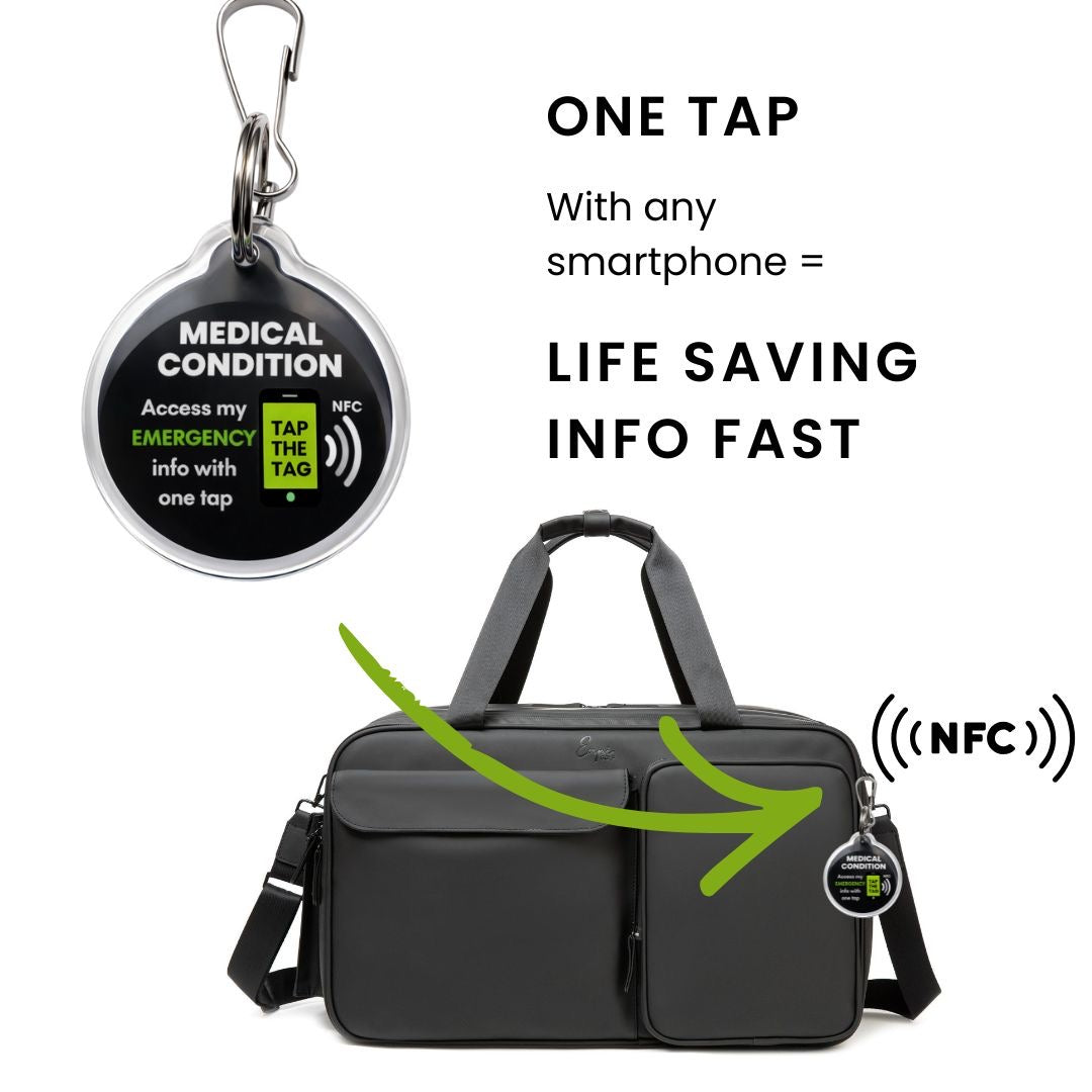 Medical Condition – NFC Clip-On Emergency Information Tag