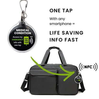 Medical Condition – NFC Clip-On Emergency Information Tag