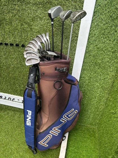Full Golf Set – 13 Club Package Including Ping Bag And Delivery  £124.00 🎁
