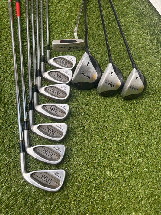 🔥 Wilson Ultra Irons + Vantage Vision Woods + Slazenger Putter