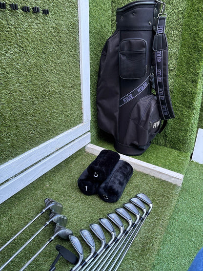 MDD Plus Full Golf Set 3–SW + Oversize Woods + New Proline Cart Bag