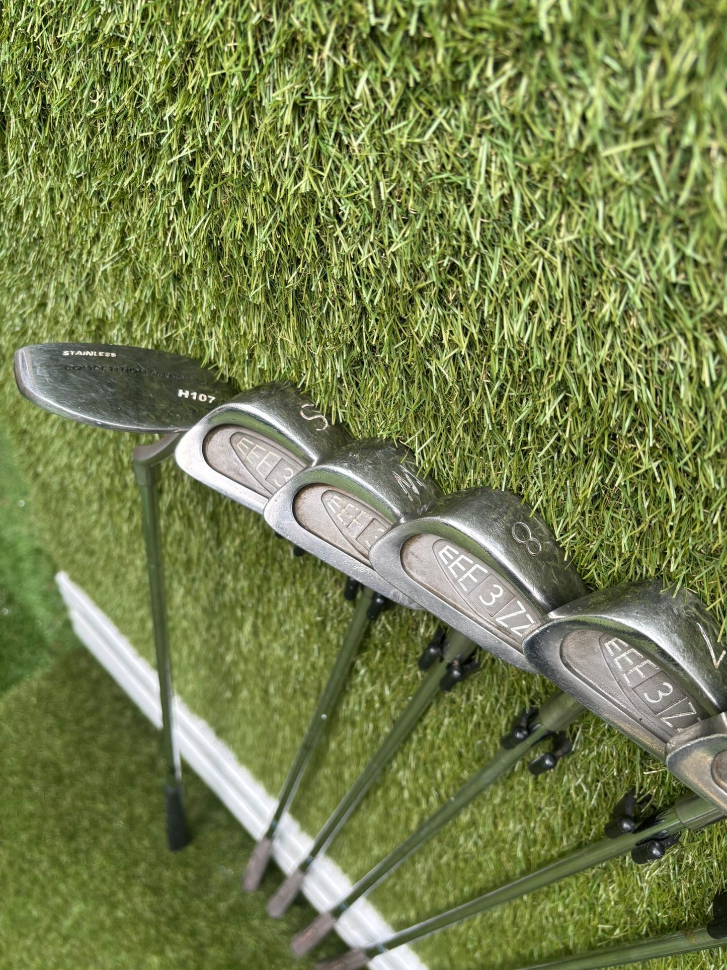 Golf Set – EEE 3ZZZ Irons + Callaway ERC Driver + Hybrid + 5 Wood + Callaway Stand Bag