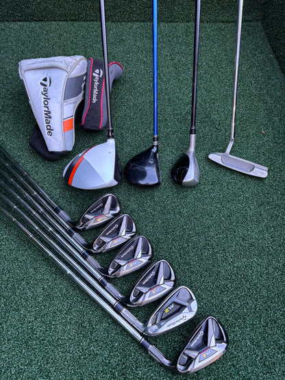 TaylorMade M2 6–SW Irons, R1 Driver, Cobra 3 Wood, Rescue Hybrid, PING Putter & TaylorMade Bag