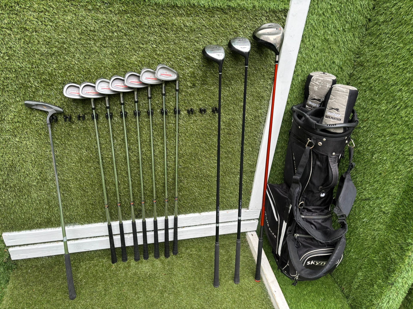 Fazer FirePower Irons 5-SW + Slazenger Woods + Waterproof Stand Bag
