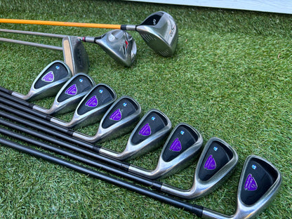 John Letters Graphite Irons, TaylorMade Driver, TaylorMade r7 Wood, EZROLL Putter & Nike Stand Bag