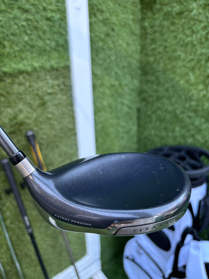 PING S59 4–PW Irons, Tour-W 52° Wedge, Cleveland HiBore Driver, Cobra 5 Wood, Mizuno Hybrid, MacGregor Putter & Stand Bag