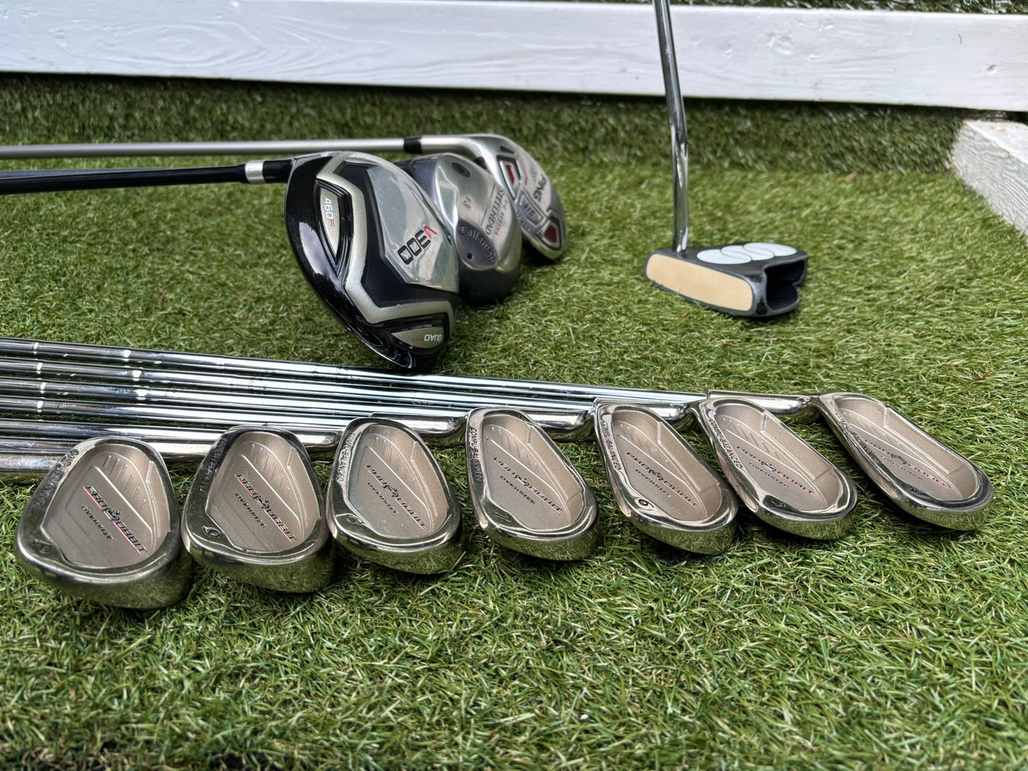 Left-Handed Complete Golf Set – Regal Pro Orbit Irons, PING i15 Hybrid, Callaway Steelhead III & Nike Stand Bag