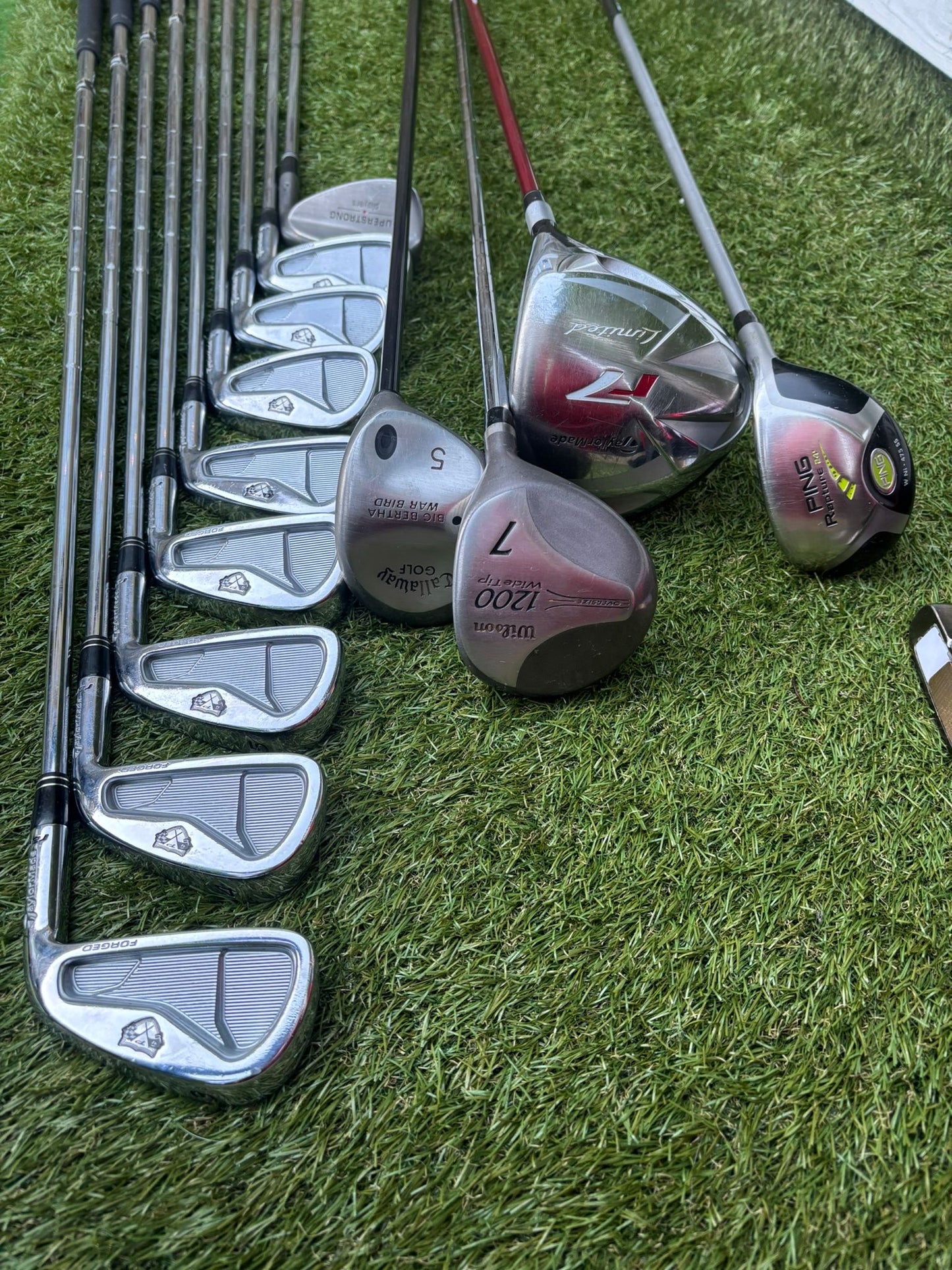 TaylorMade RAC Irons + R7 Driver + PING V2 12-Club RH
