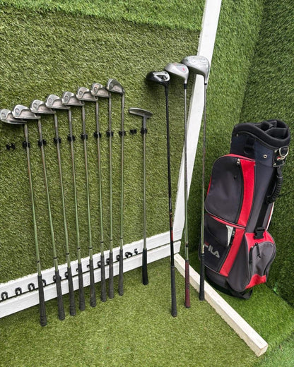 Ryder Mk 2 Irons + Donnay / Howson Woods + Putter + Bag – Full 12 Club Set £94.00 Free Delivery