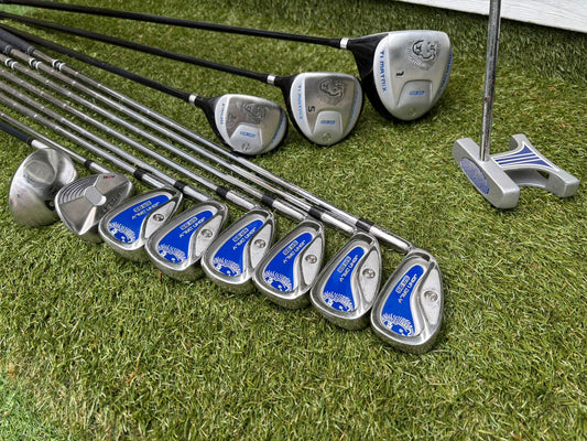 Left-Handed John Daly SA95 Golf Set with Ti Matrix Woods & Ben Sayers Stand Bag