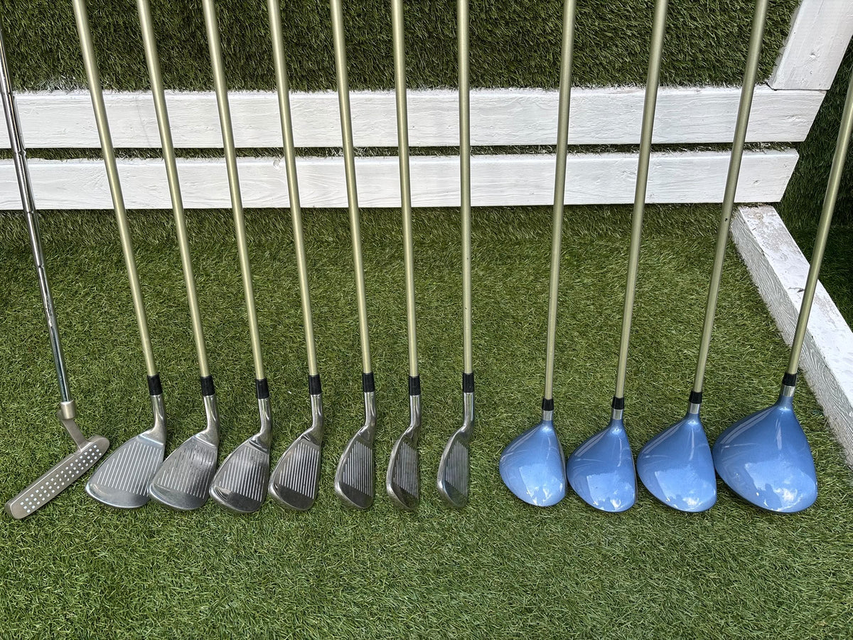 Lady Dunlop Ladies Complete Golf Set – 5–SW Irons, 12° Driver, 3/5/7 Woods, Putter & Bag
