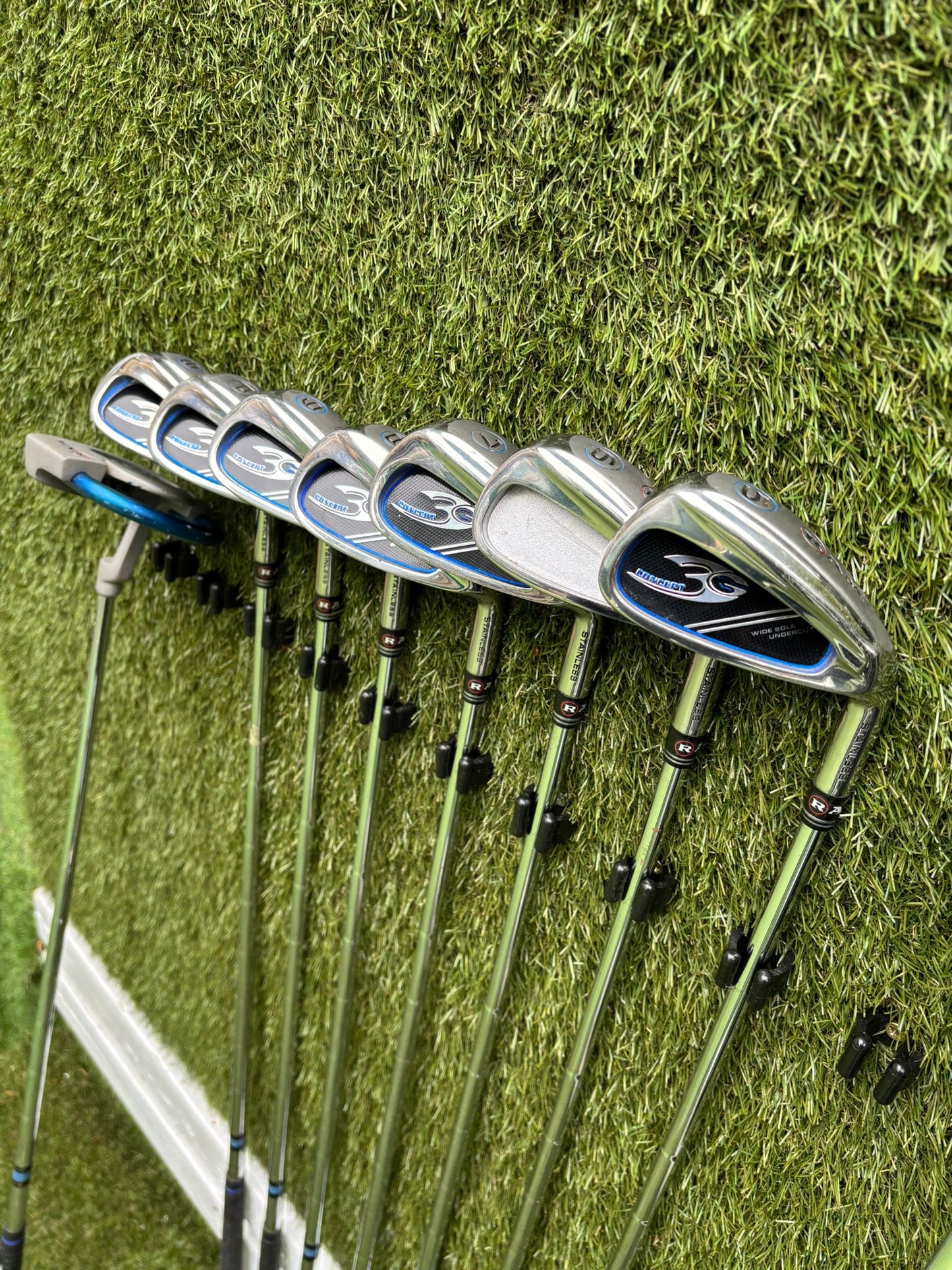 RAM Concept SG Full Golf Set 5–SW + 460cc Driver, Hybrids, Putter & Cart Bag