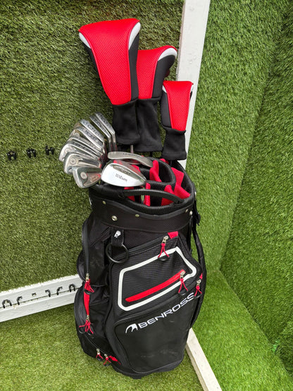 Wilson 1200LT Full Golf Set – 3-SW + Woods + Hybrid + Putter + Bag £169.00 Delivered