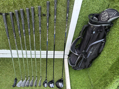 Wilson 1200 TPX Golf Set with Hybrid, Deep Red Wedge & Brand New Stand Bag - Free Delivery