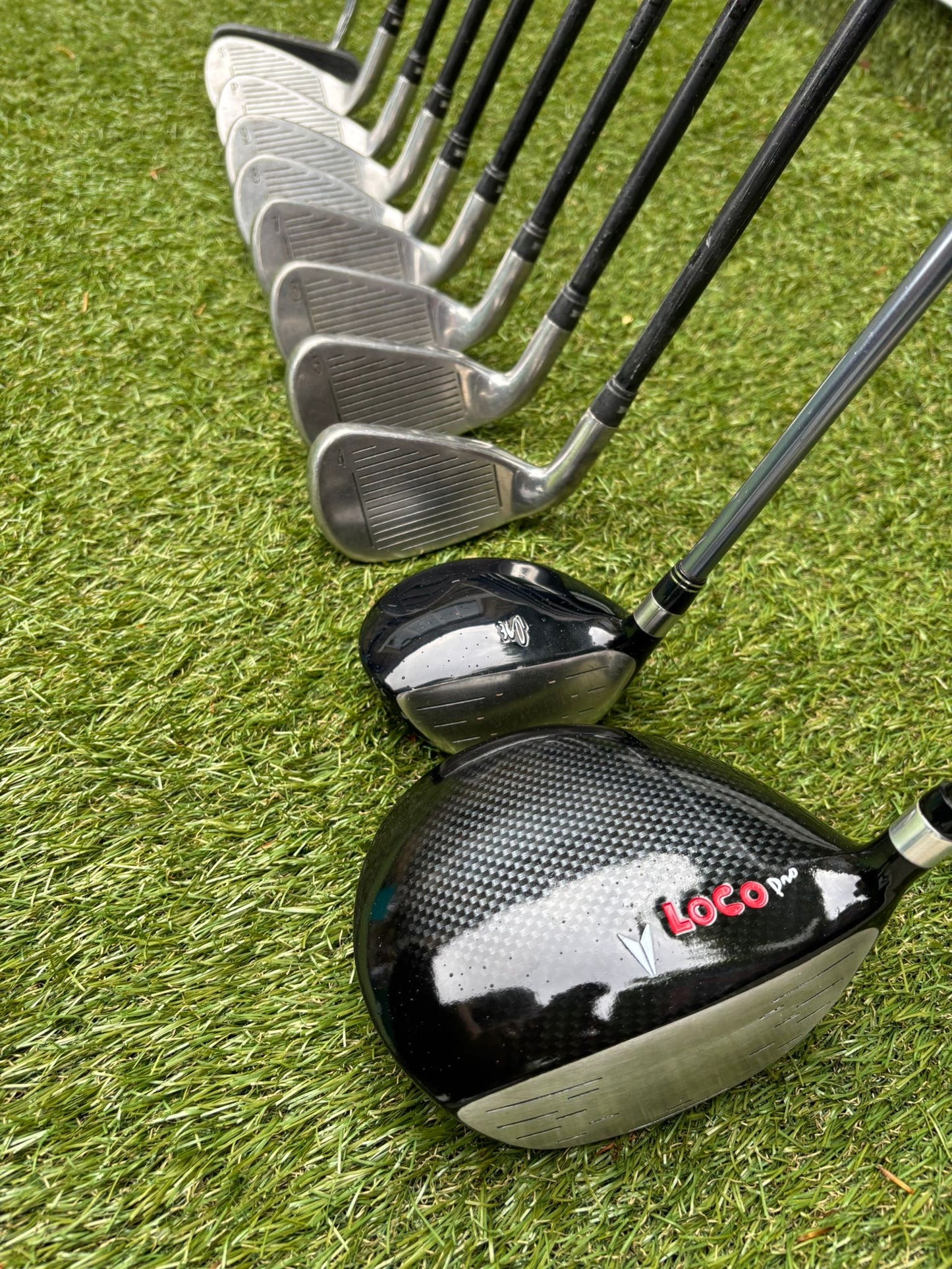 RAM X Concept Graphite Irons, Cobra SS 5 Wood & Dunlop Stand Bag Golf Set