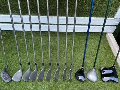 Titleist DCI Irons, Titleist DCI Sand Wedge, Confidence Woods & Inesis Stand Bag