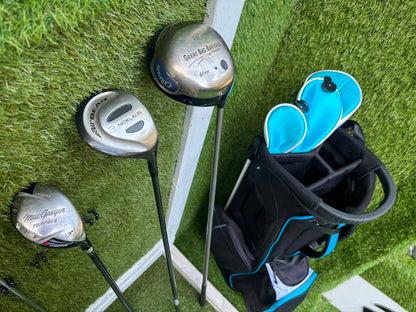 Wilson Matrix Irons 3-SW, Callaway Great Big Bertha Driver, Hybrid & Brand New Stand Bag