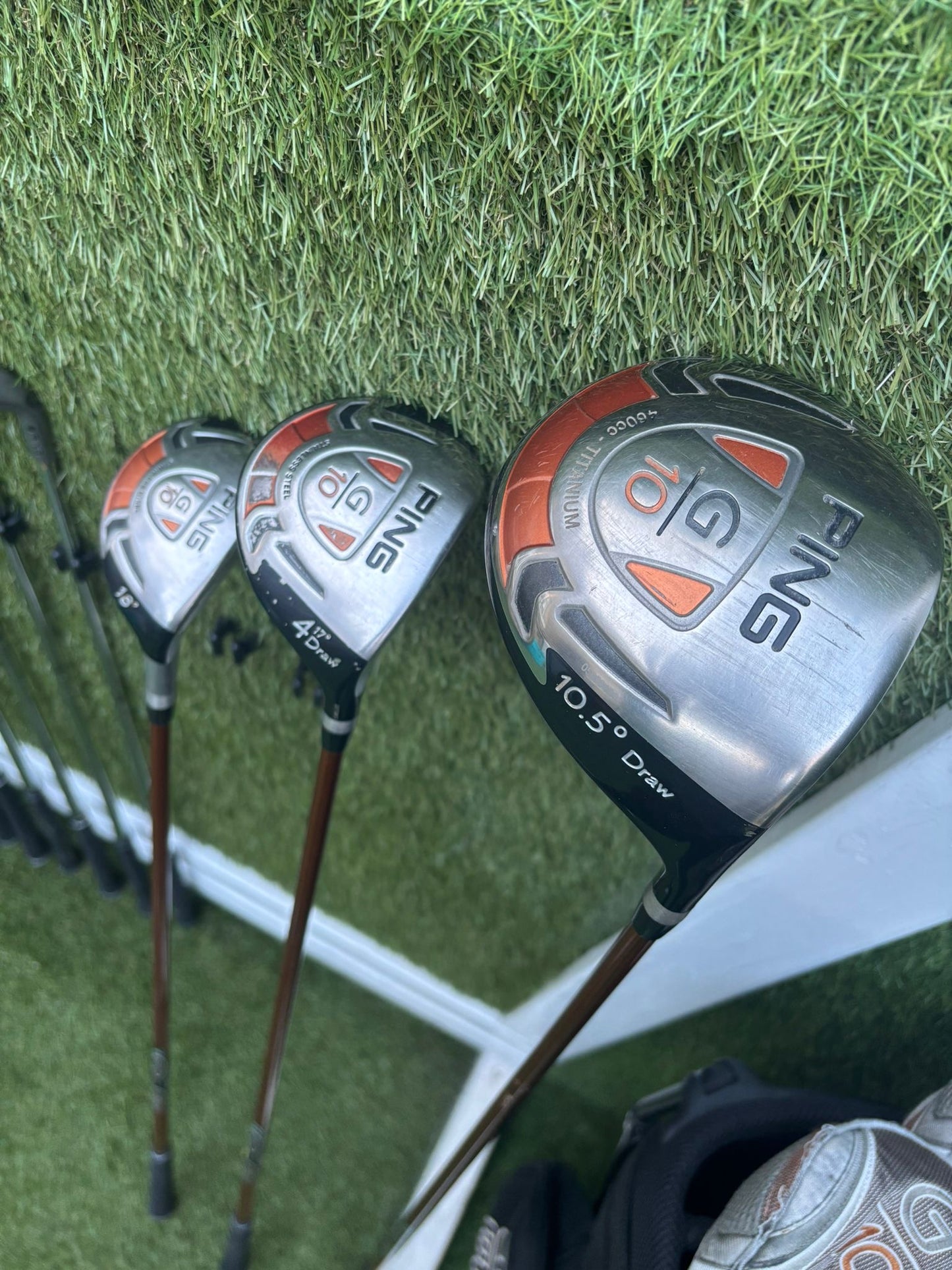 🔥 Ping G10 Full Set (5–PW + SW) + G10 Driver / 4 Wood / Hybrid + Ping Stand Bag