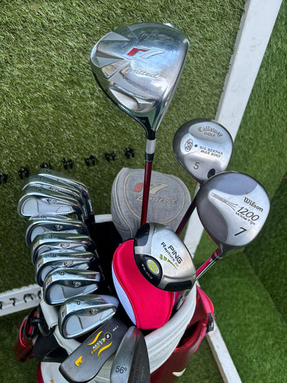 TaylorMade RAC Irons + R7 Driver + PING V2 12-Club RH