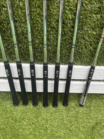 PING Eye2 Red Dot Irons, PING Zing 1 Iron, Wilson Driver, MaxFli 3 Wood & Nike Vapor X Stand Bag