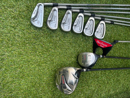 Mizuno T-Zoid / MX-23 Irons + Srixon ZR-800 Driver & W-302 3 Wood Golf Set