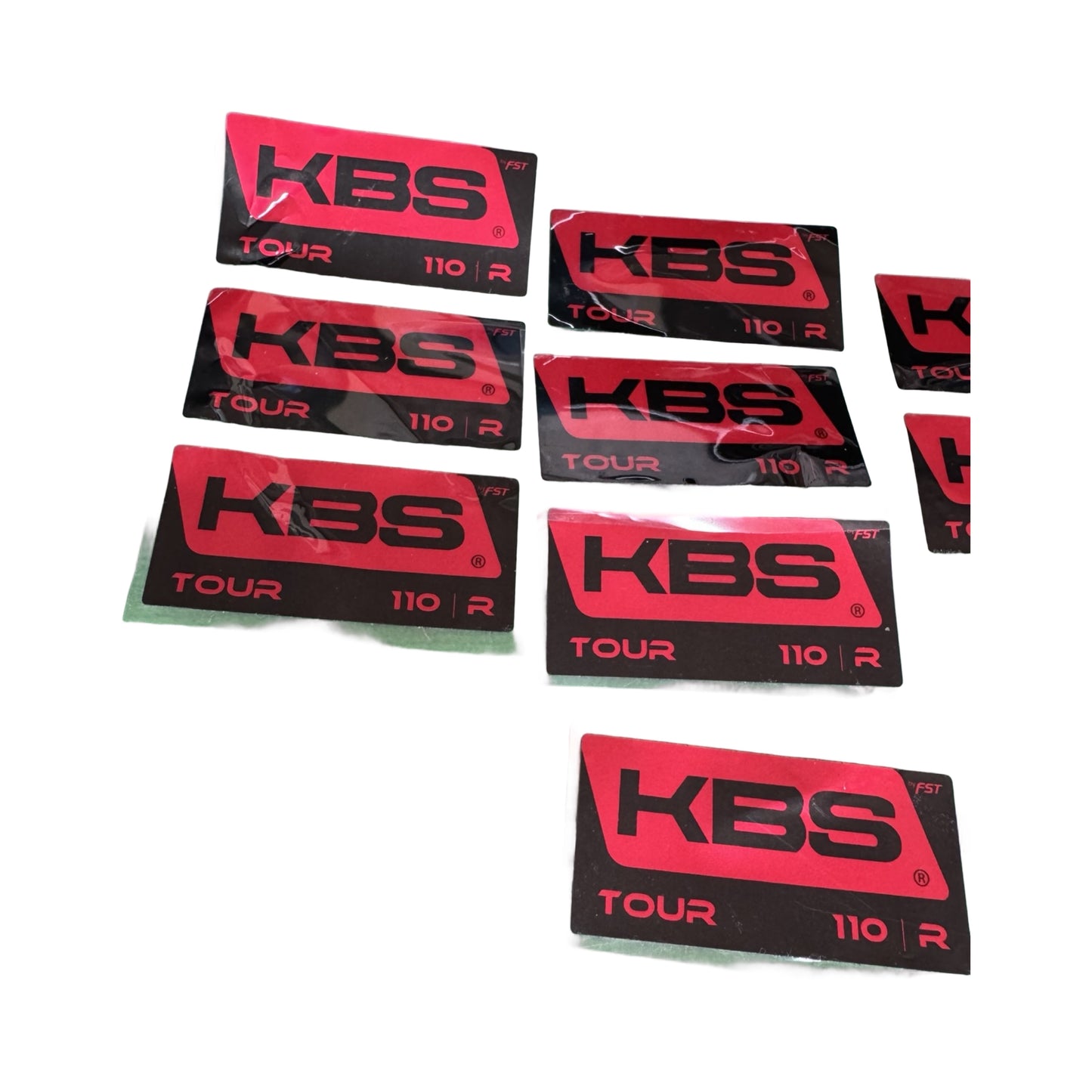 KBS Tour 110 Reg Shaft Labels x11 Read Description