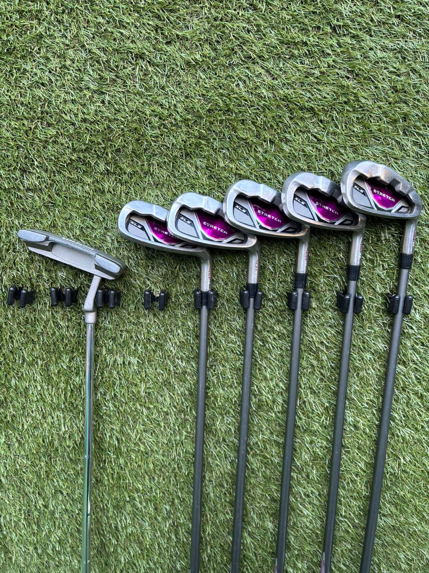 🔥 Wilson Stretch XLS Ladies Set (7–SW) + Driver / 5 Wood / Hybrid + Matching Bag