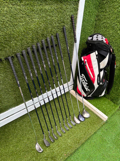 Texan Power Cavity Golf Complete Set & Titleist Bag - PLEASE  READ THE DESCRIPTION ABOUT THE BAG!!