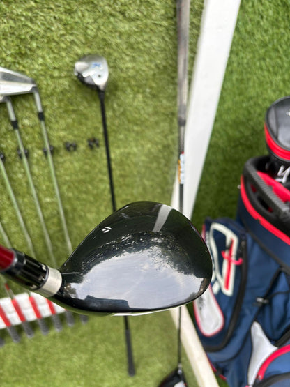 TaylorMade Tour Preferred MC Irons (4–PW) + Burner Driver, R9 Fairway, Callaway Hybrid, Ping Cadence Putter & TaylorMade Bag