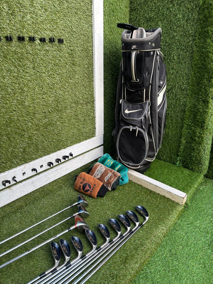 Wilson ProStaff Oversize 3–SW + New & Unused Woods + Howson Putter + Nike Bag (13-Piece Set)