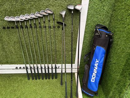 Starter Set – Spalding Pro Flite Gold 3–SW + Woods + Bag (13 Clubs) £95.00 Delivered