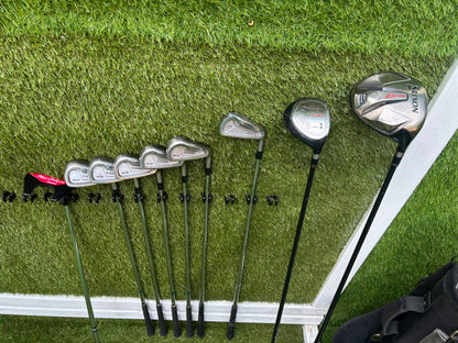 Mizuno T-Zoid / MX-23 Irons + Srixon ZR-800 Driver & W-302 3 Wood Golf Set