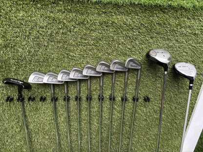 Premier Irons (3–9, SW) + Woods + Putter + Masters Bag – 11 Club Set £104.00