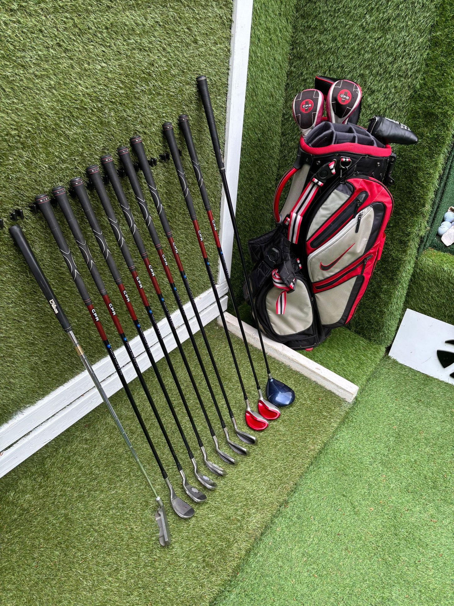 Nike CPR Full Matching Graphite Golf Set + Nike Stand Bag