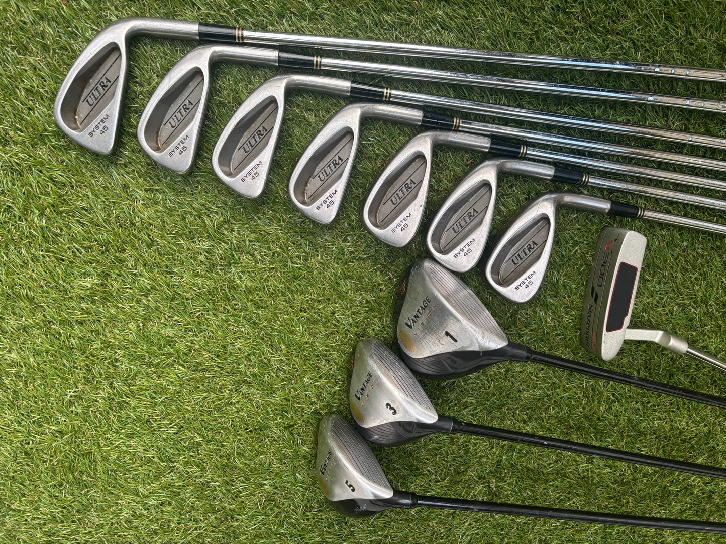 🔥 Wilson Ultra Irons + Vantage Vision Woods + Slazenger Putter