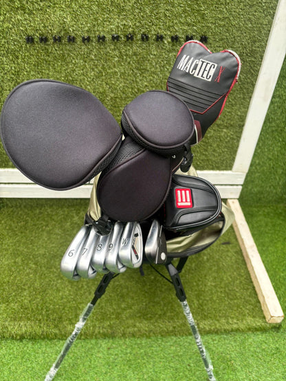 Ping i25 Irons, EVNROLL ER5 Putter, Mizuno S18 56°, Mizuno Zoid Hybrid, Mixed Woods & J.Lindeberg Stand Bag – 11 Clubs