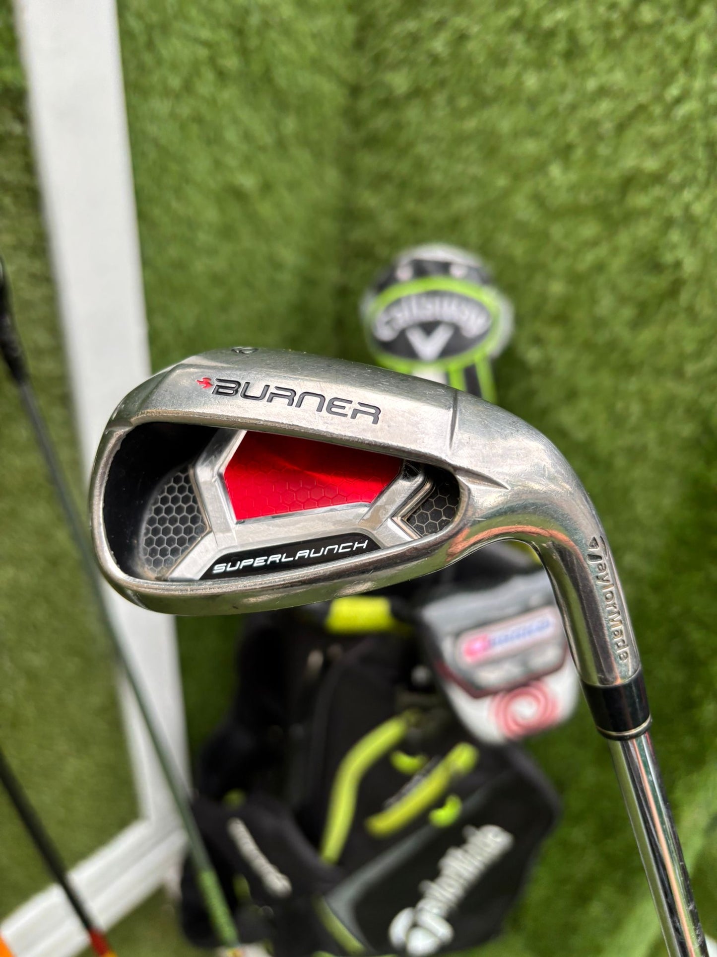 Callaway GBB Epic Adjustable Driver + TaylorMade Burner Irons (4–SW) + Ping i15 Hybrid + r7 Draw 5 Wood + Odyssey Marxman Putter