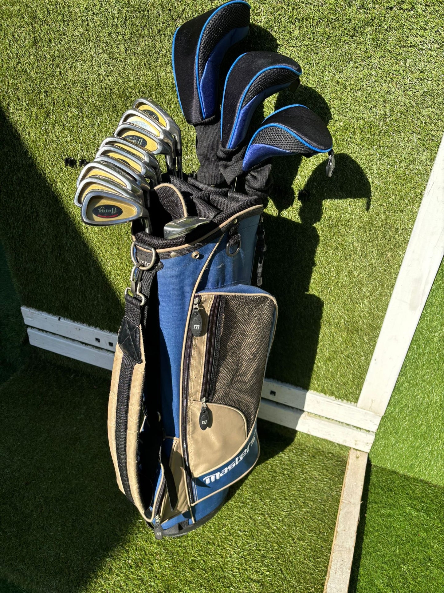 Tristar II 3–SW Irons + RAM FX Driver + Wilson Staff Cleek + Masters Stand Bag – 13 Clubs
