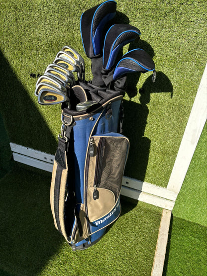 Tristar II 3–SW Irons + RAM FX Driver + Wilson Staff Cleek + Masters Stand Bag – 13 Clubs
